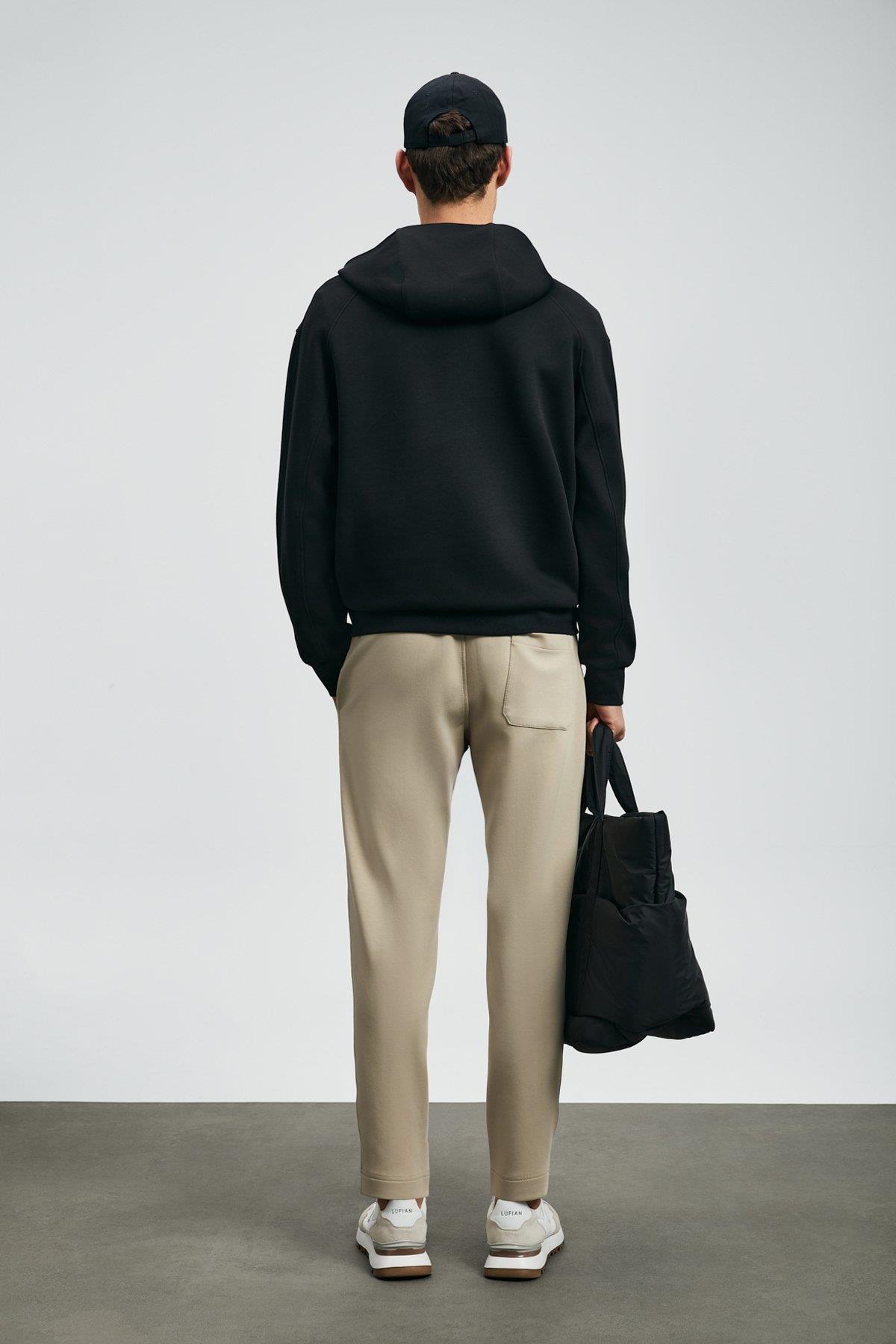 Lufian Road Erkek Sweatshirt Siyah