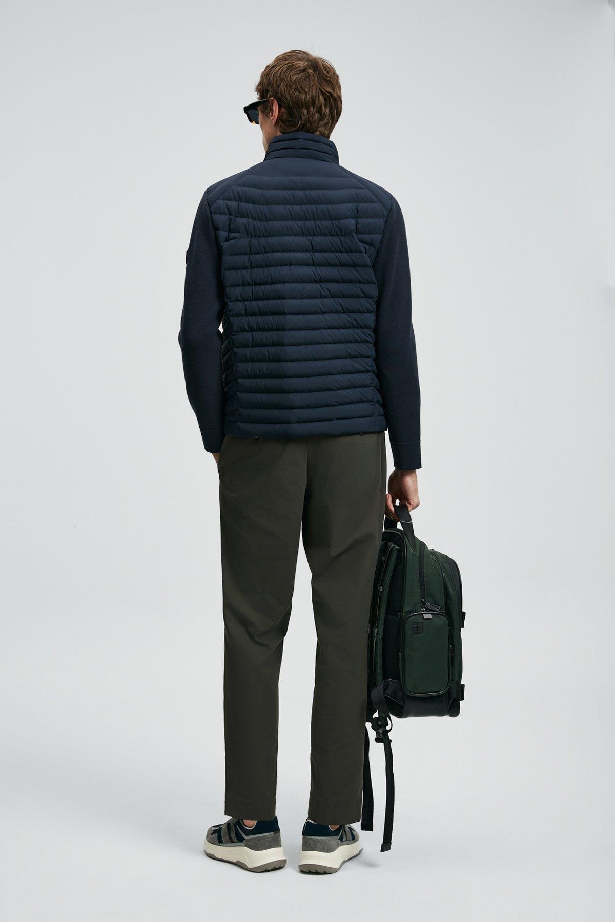 Lufian Sergıo Kaz Tüyü Erkek Mont Lacivert