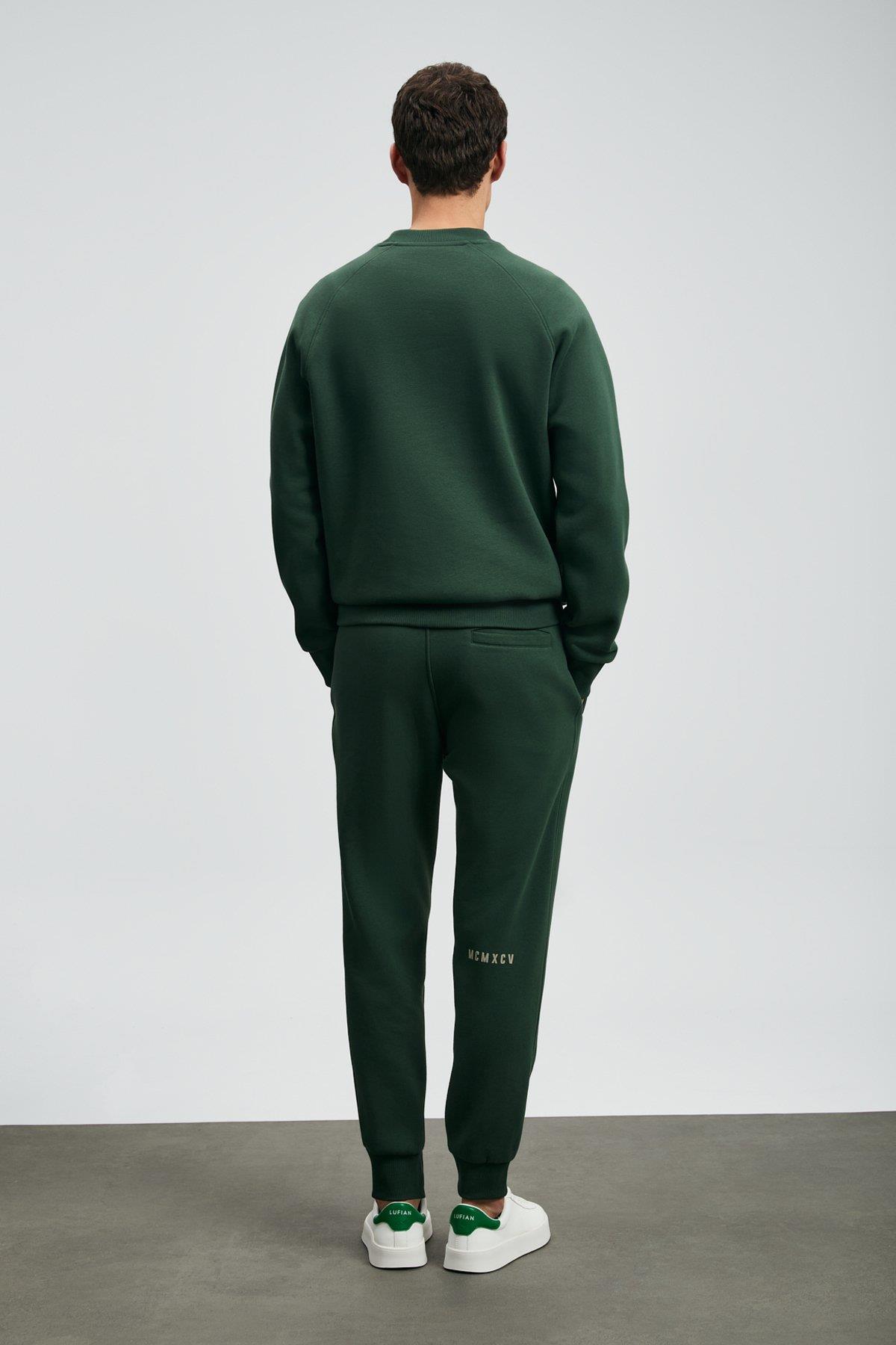 Lufian Sıgma Erkek Sweatshirt Çimen Yeşili