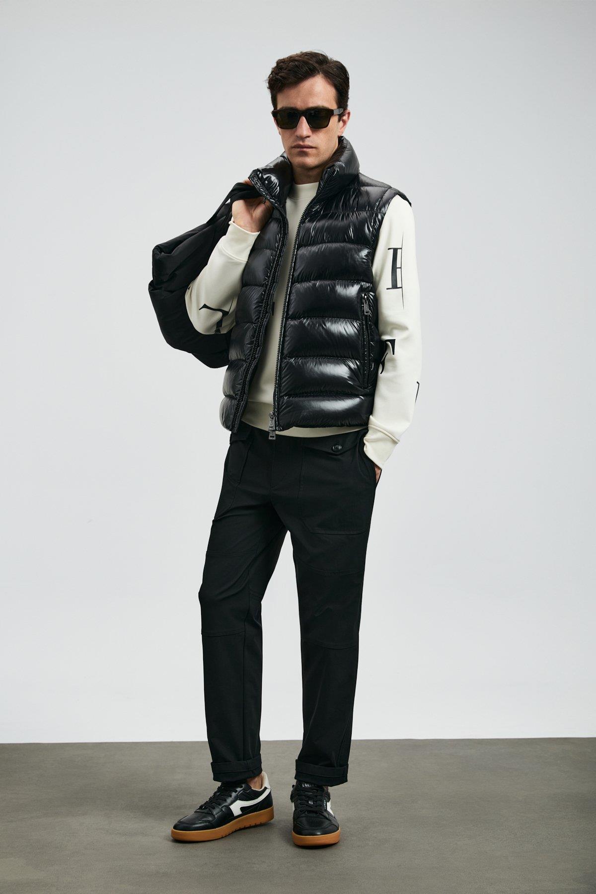 Lufian Tıffany Erkek Sweatshirt Kırık Beyaz