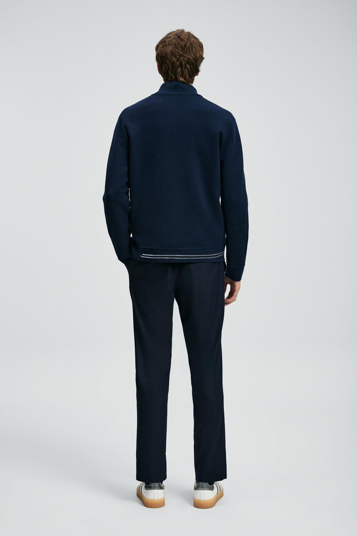 Lufian Troy Erkek Hırka Lacivert