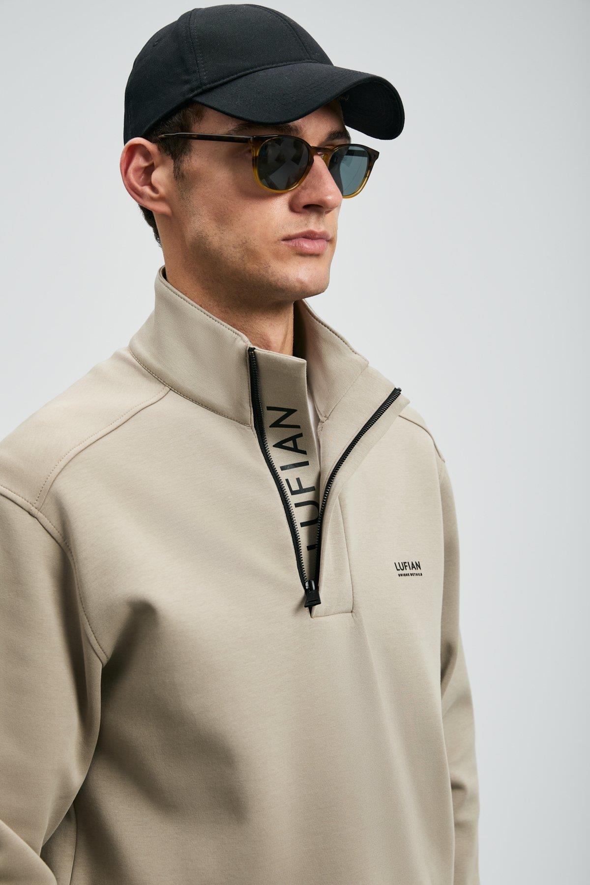 Lufian Wonder Erkek Sweatshirt Bej