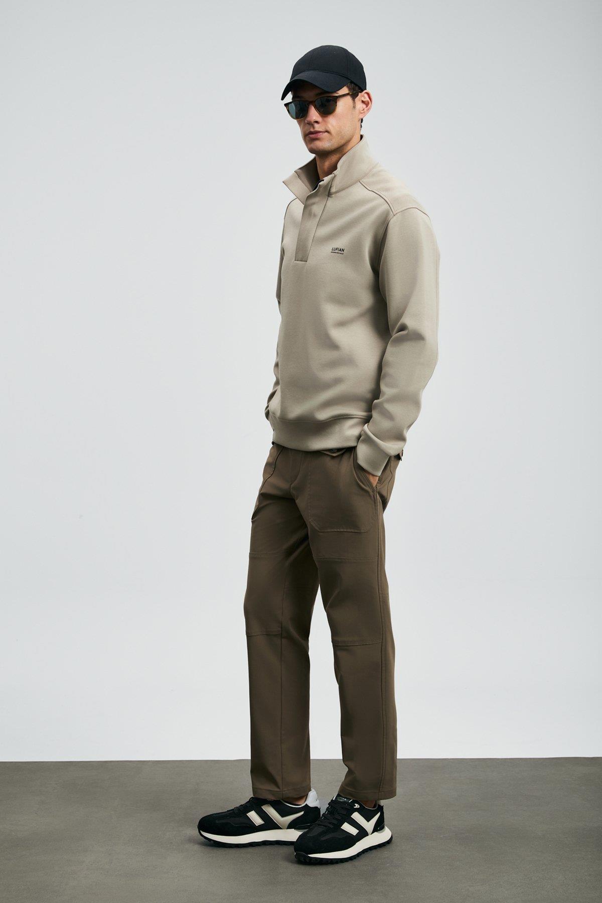 Lufian Wonder Erkek Sweatshirt Bej