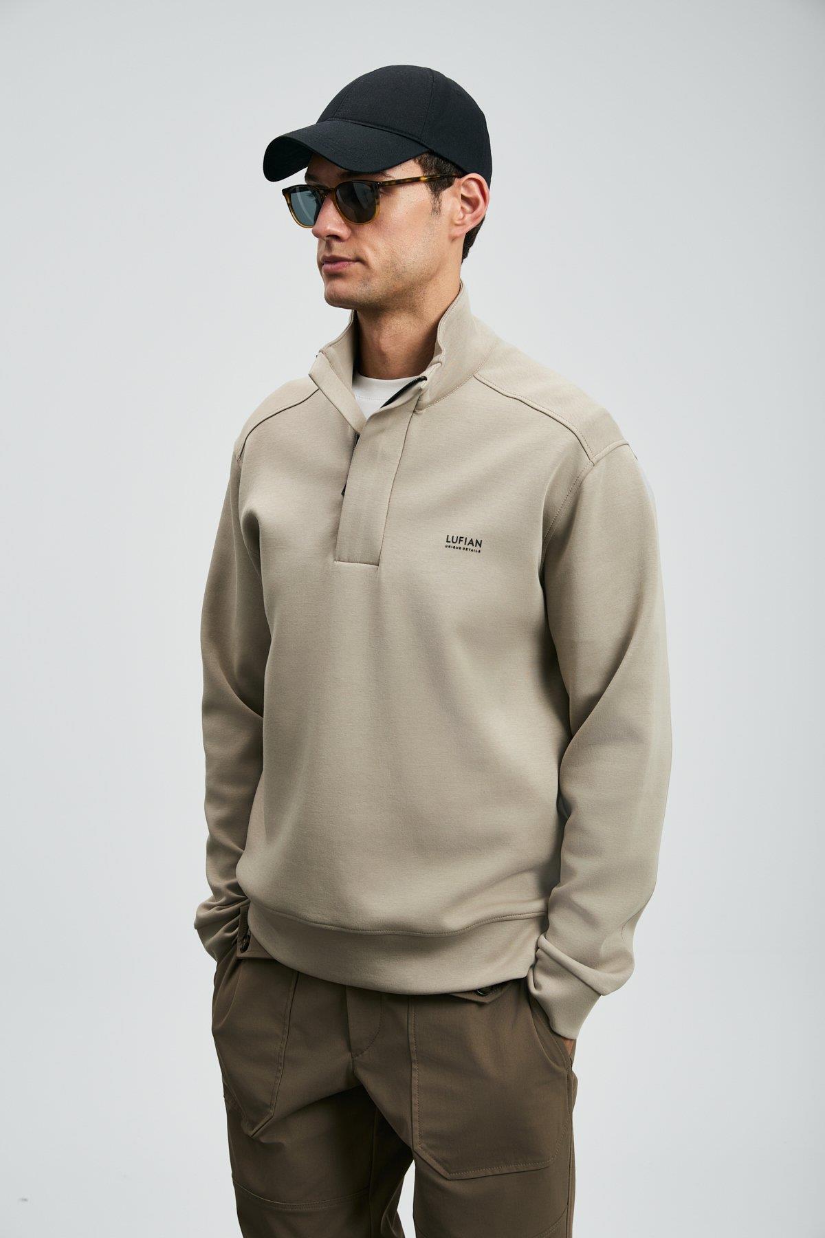 Lufian Wonder Erkek Sweatshirt Bej