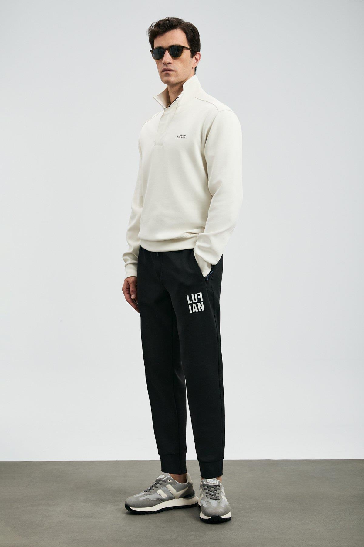 Lufian Wonder Erkek Sweatshirt Ekru