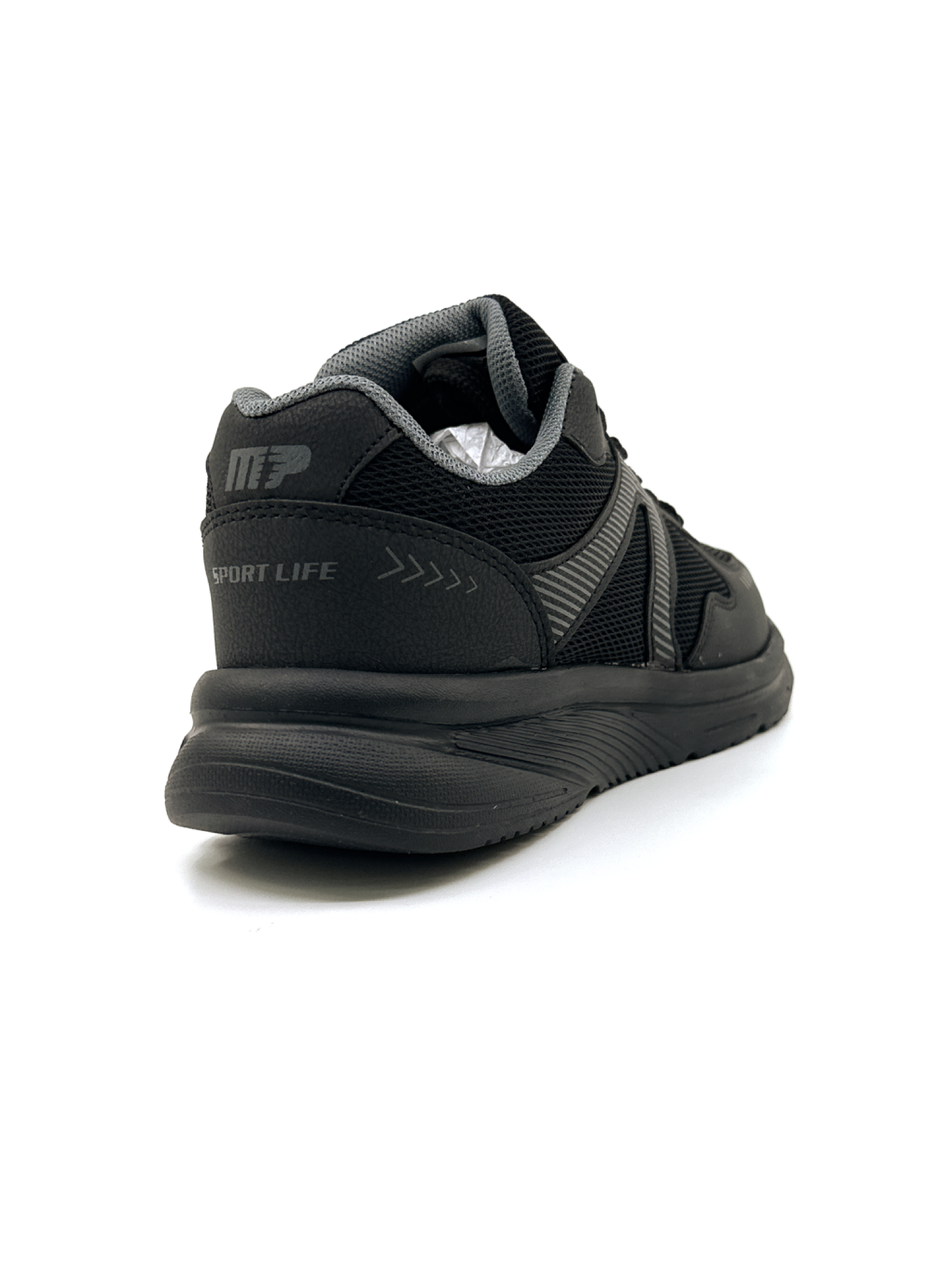 M.P 1569 Ful Ortopedik Siyah Unisex Yazlık Koşu ve Yürüyüş Ayakkabısı