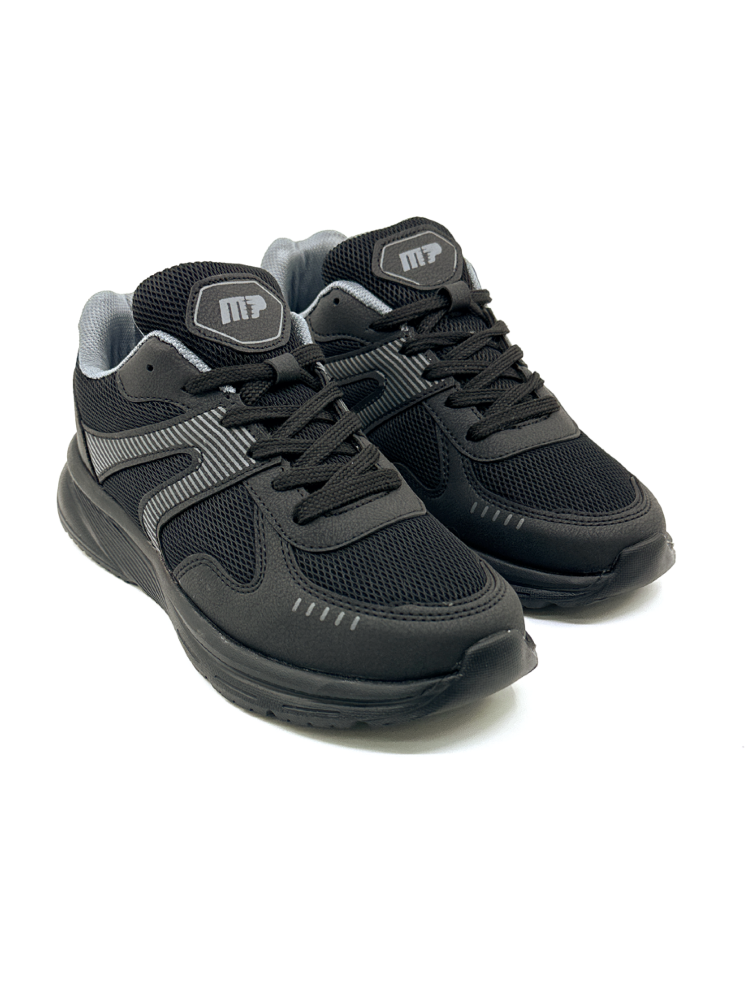 M.P 1569 Ful Ortopedik Siyah Unisex Yazlık Koşu ve Yürüyüş Ayakkabısı