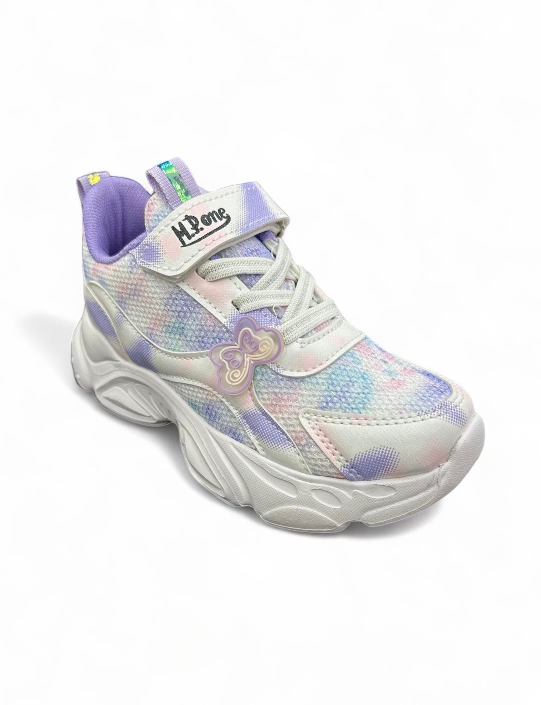 M.P ONE 3216 Beyaz Mor Ortopedik Kız Çocuk Ayakkabısı