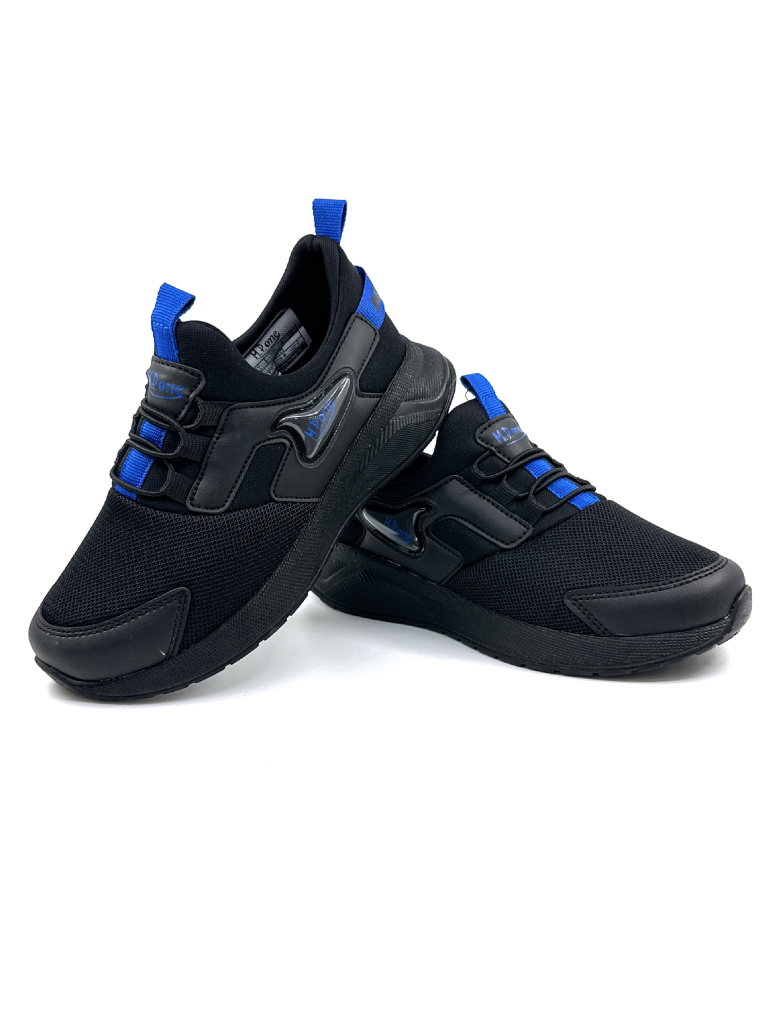 M.P ONE 3228 AQUA  Siyah Mavi Ortopedik Çocuk Spor Ayakkabı