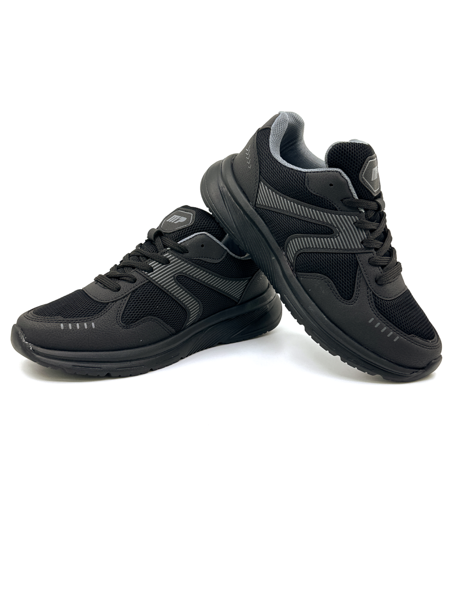 M.P 1569 Ful Ortopedik Siyah Unisex Yazlık Koşu ve Yürüyüş Ayakkabısı