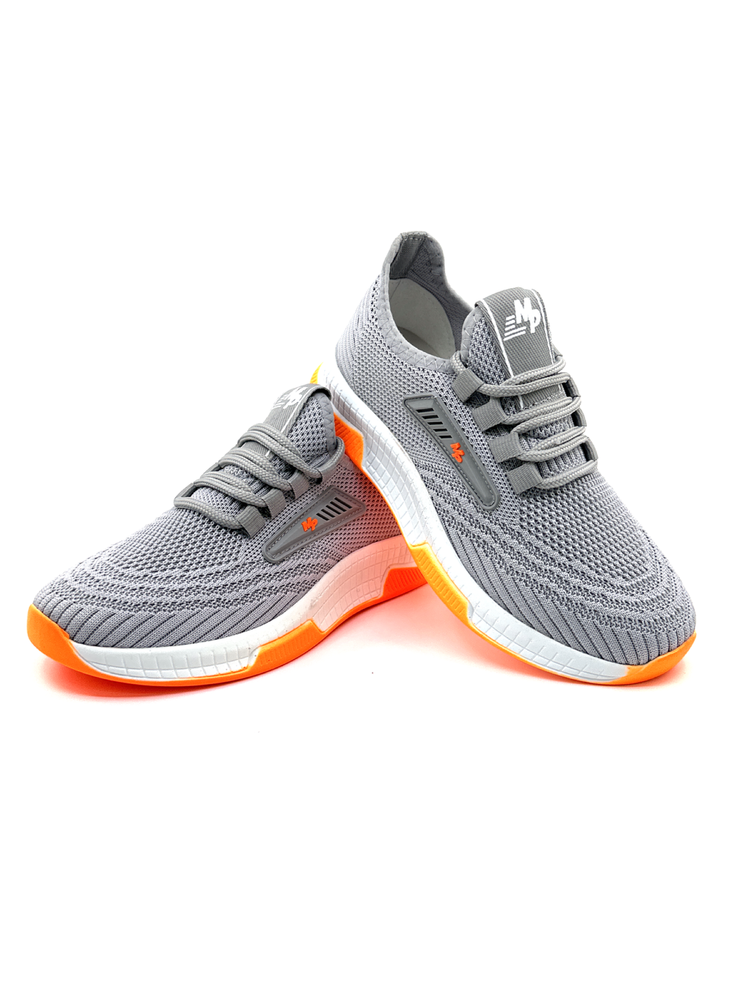 M.P 1502 AQUA Ortopedik Gri Oranj  Hafif Taban Yazlık Unisex Spor Ayakkabı