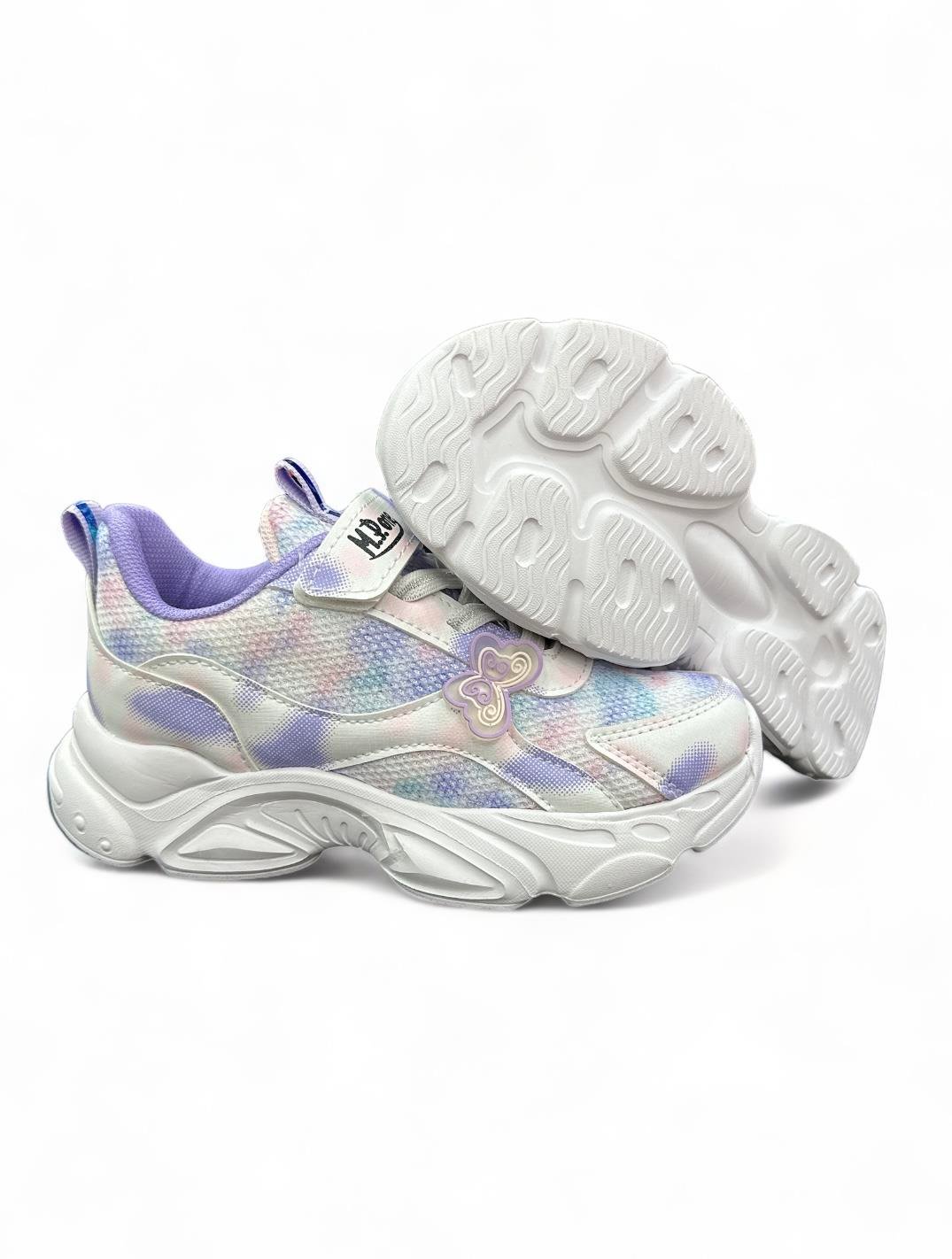 M.P ONE 3216 Beyaz Mor Ortopedik Kız Çocuk Ayakkabısı