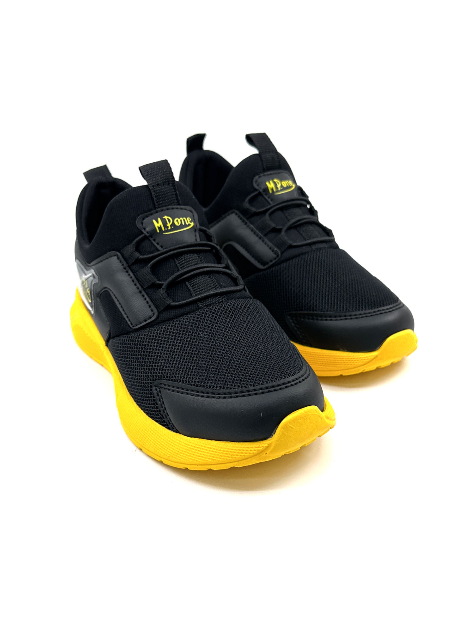 M.P ONE 3228 AQUA  Siyah Sarı Ortopedik Çocuk Spor Ayakkabı