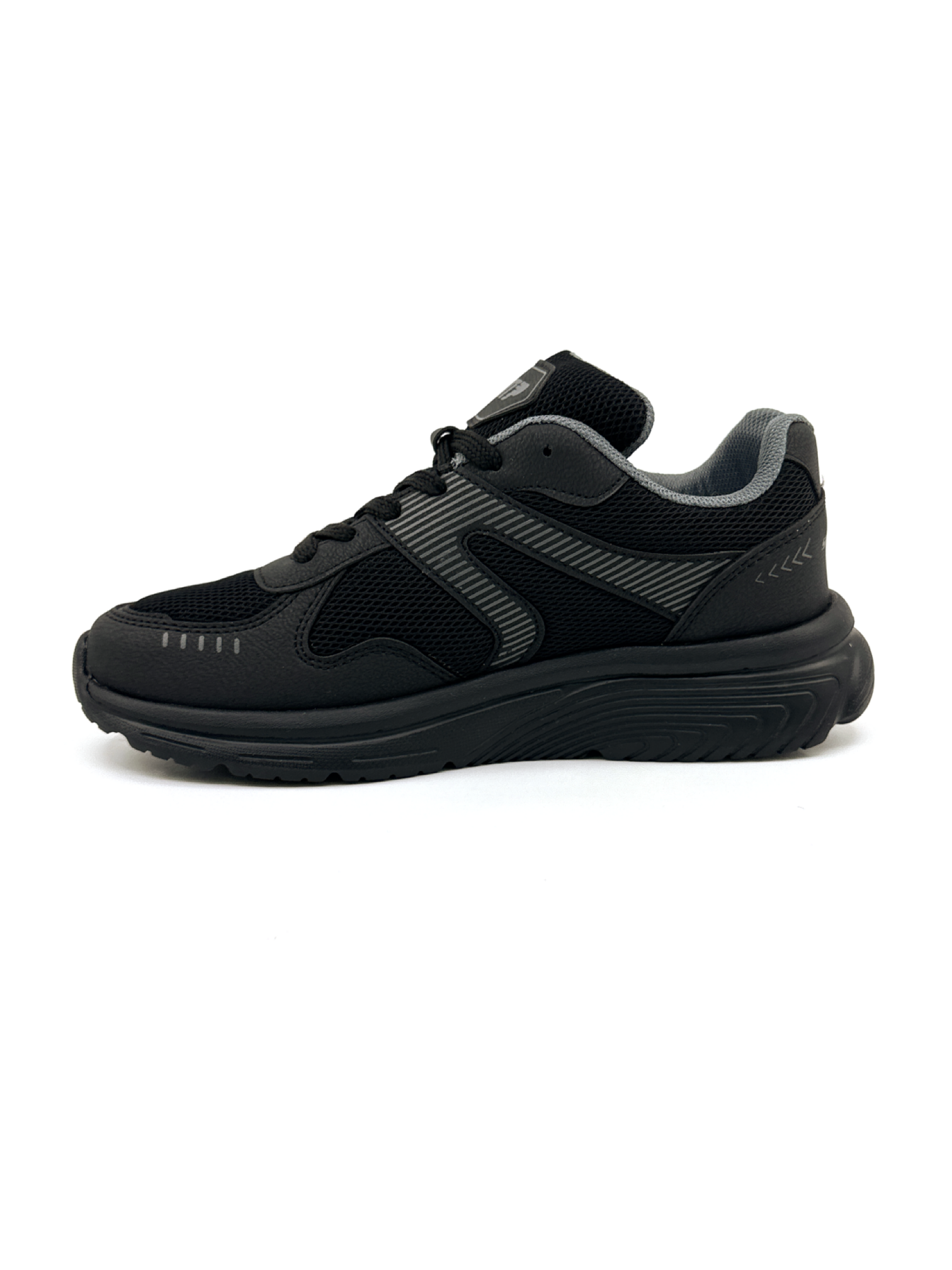 M.P 1569 Ful Ortopedik Siyah Unisex Yazlık Koşu ve Yürüyüş Ayakkabısı