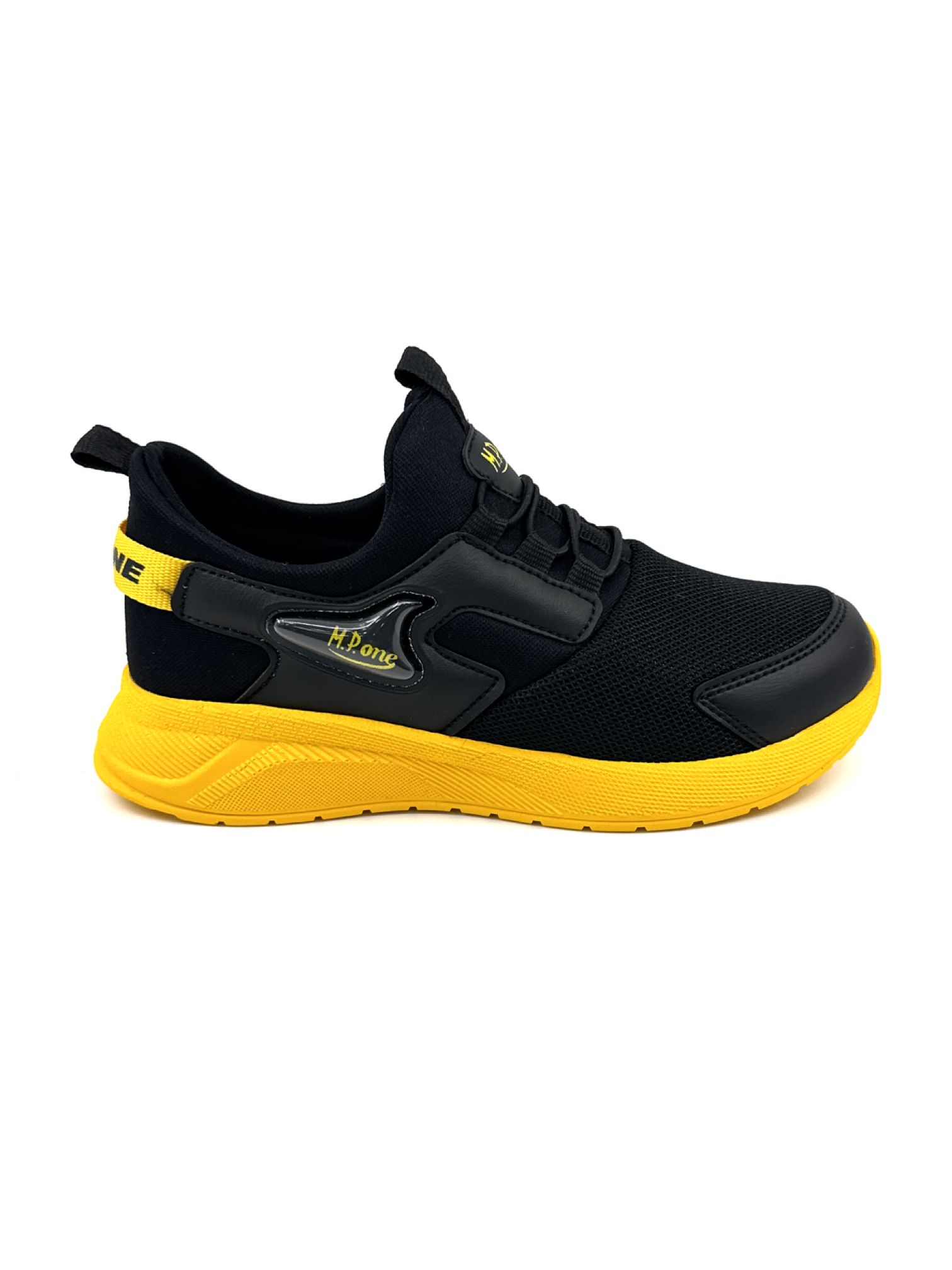 M.P ONE 3228 AQUA  Siyah Sarı Ortopedik Çocuk Spor Ayakkabı