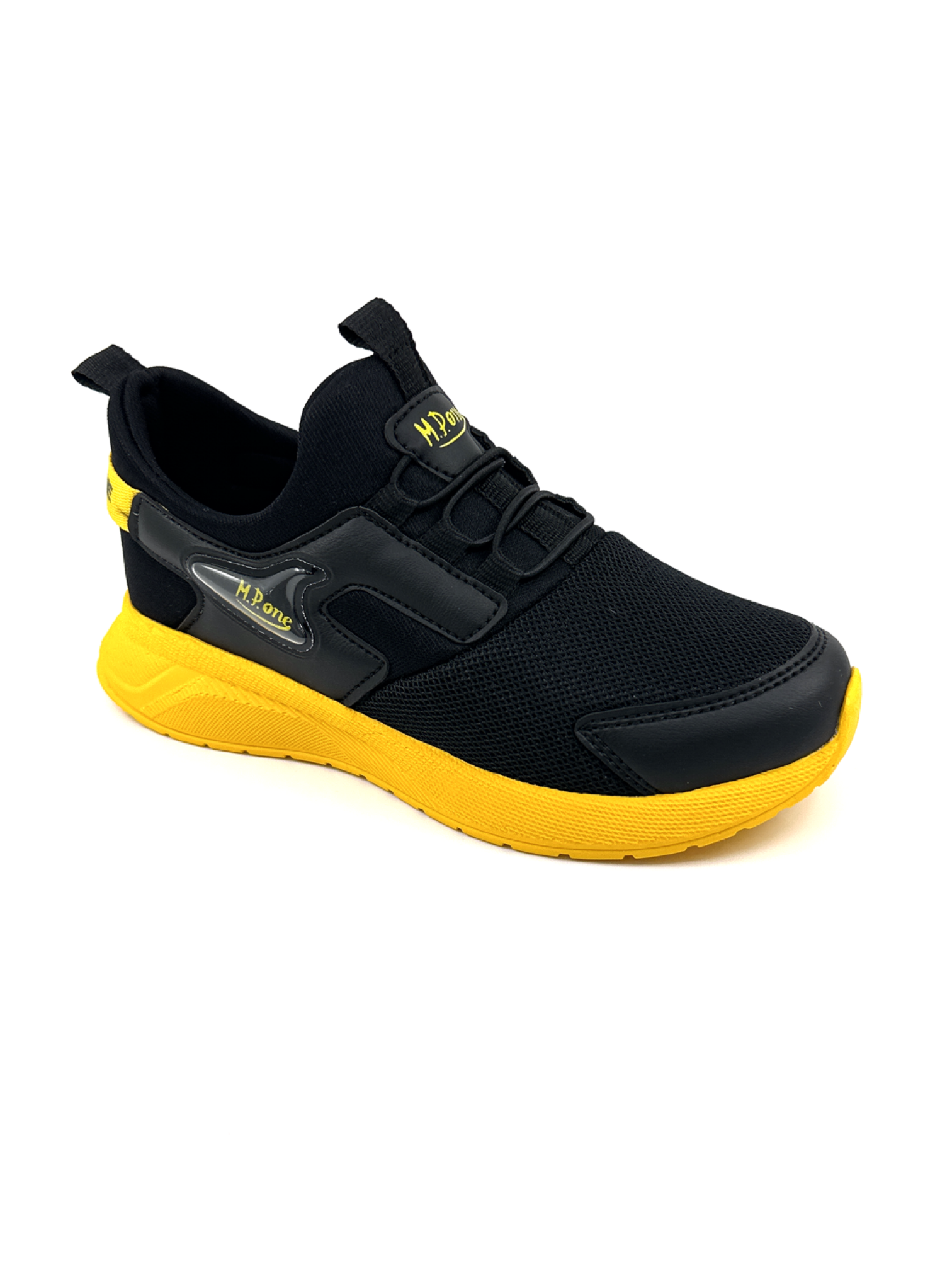 M.P ONE 3228 AQUA  Siyah Sarı Ortopedik Çocuk Spor Ayakkabı
