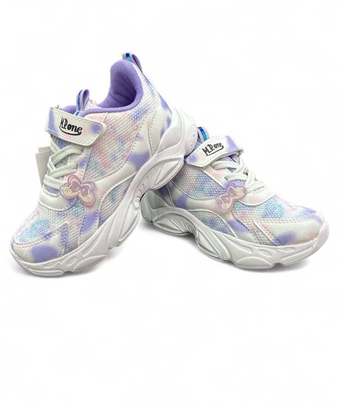 M.P ONE 3216 Beyaz Mor Ortopedik Kız Çocuk Ayakkabısı