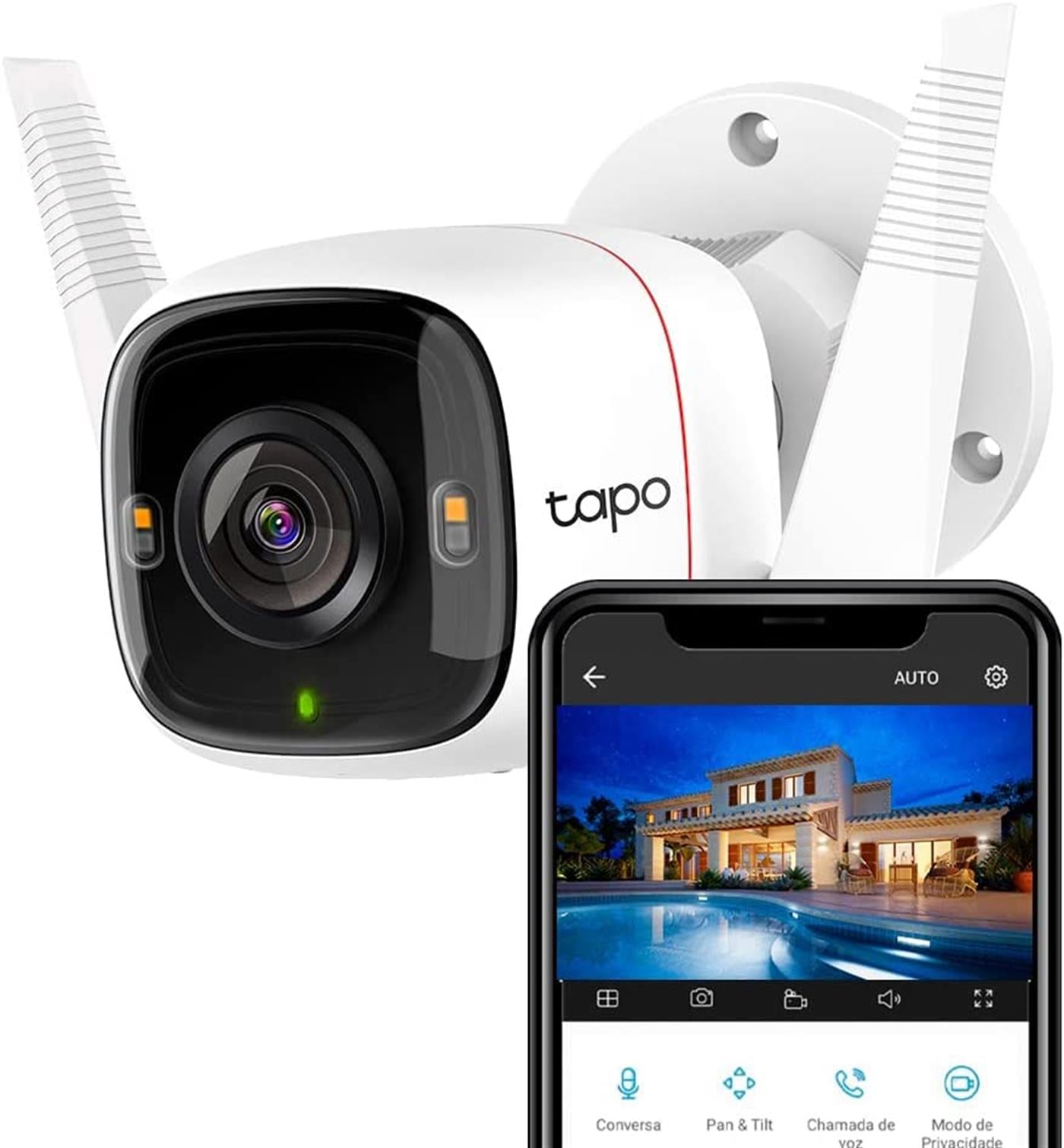 TapoTP-Link Tapo C320WS, Dış Mekan Wi-Fi 2K QHD Starlight Güvenlik Kamerası