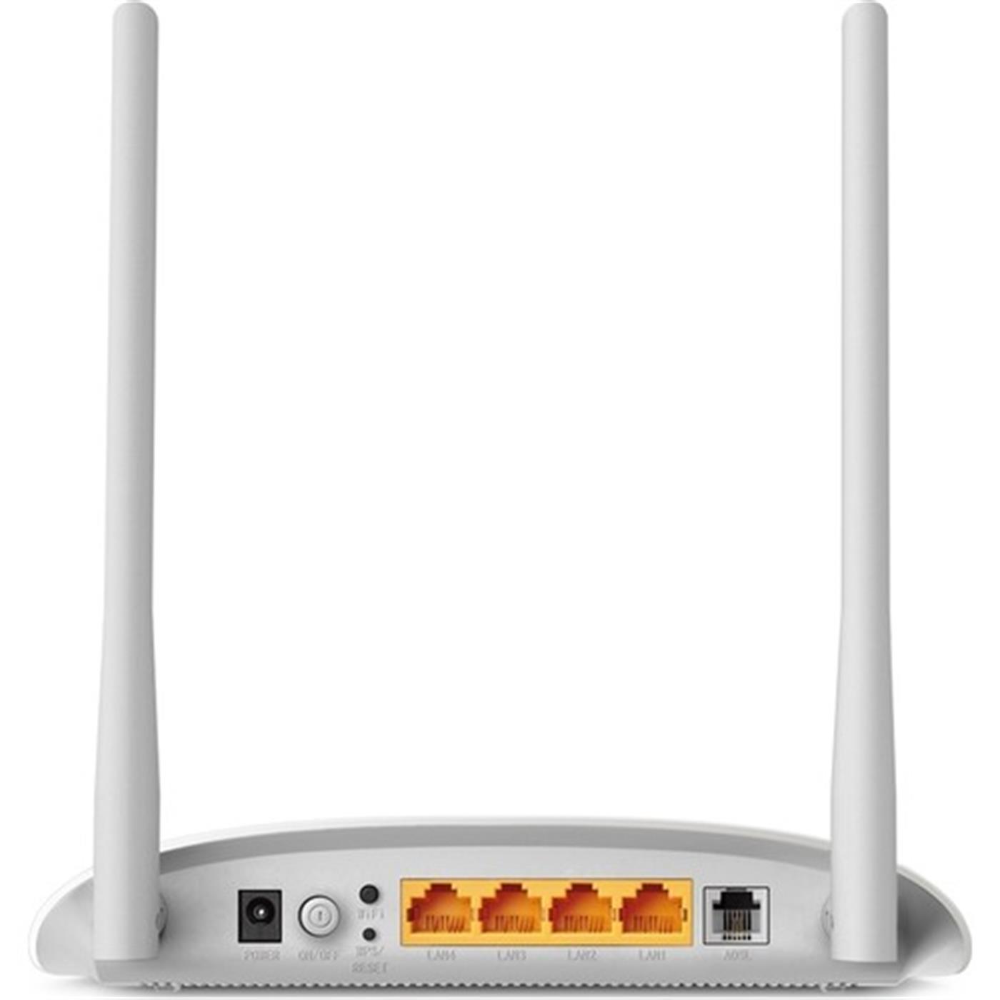 TP-LinkTP-Link TD-W8961N 300Mbps ADSL2 + Modem/Router, 2x5DBi Anten WPS
