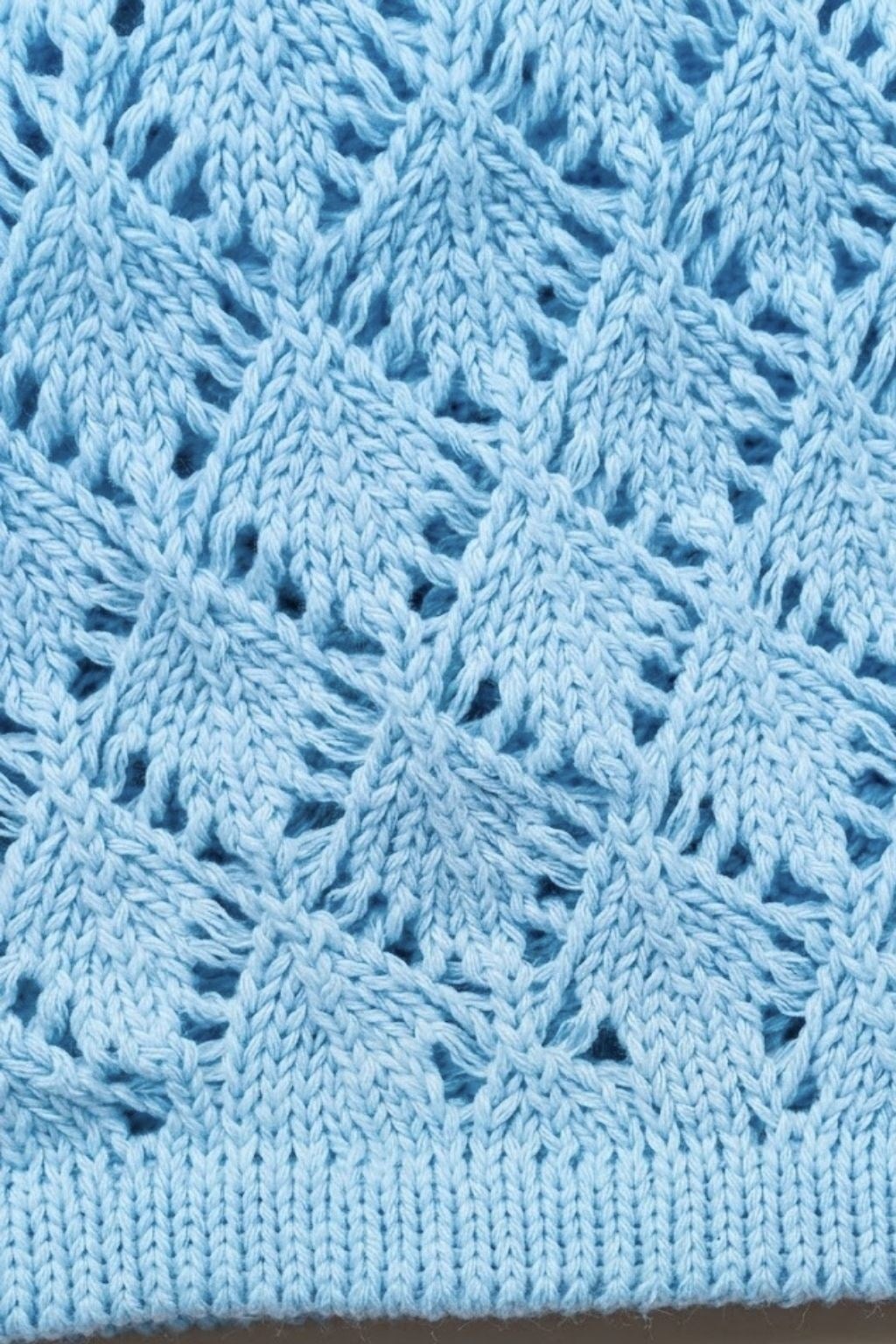 Kadın Pamuklu Yumuşak Dokulu Delikli Triko Bandana 7011 Mavi