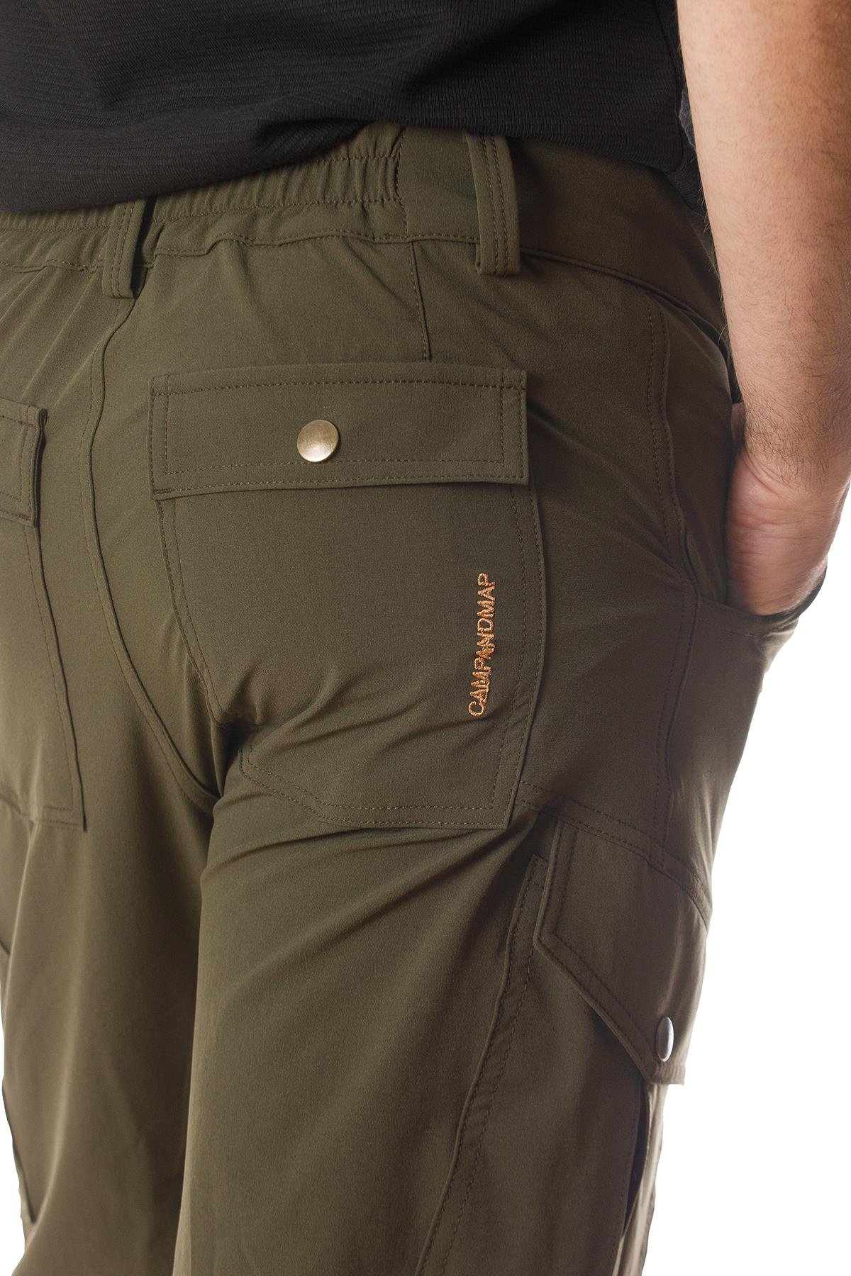 ALT GİYİM CAMPANDMAPTrekking Kargo Pantolon Haki (Model: Feather)