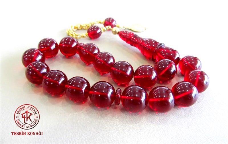 Ateş Kehribar Tesbih