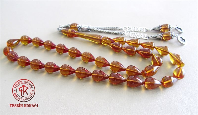 Ateş Kehribar Tesbih