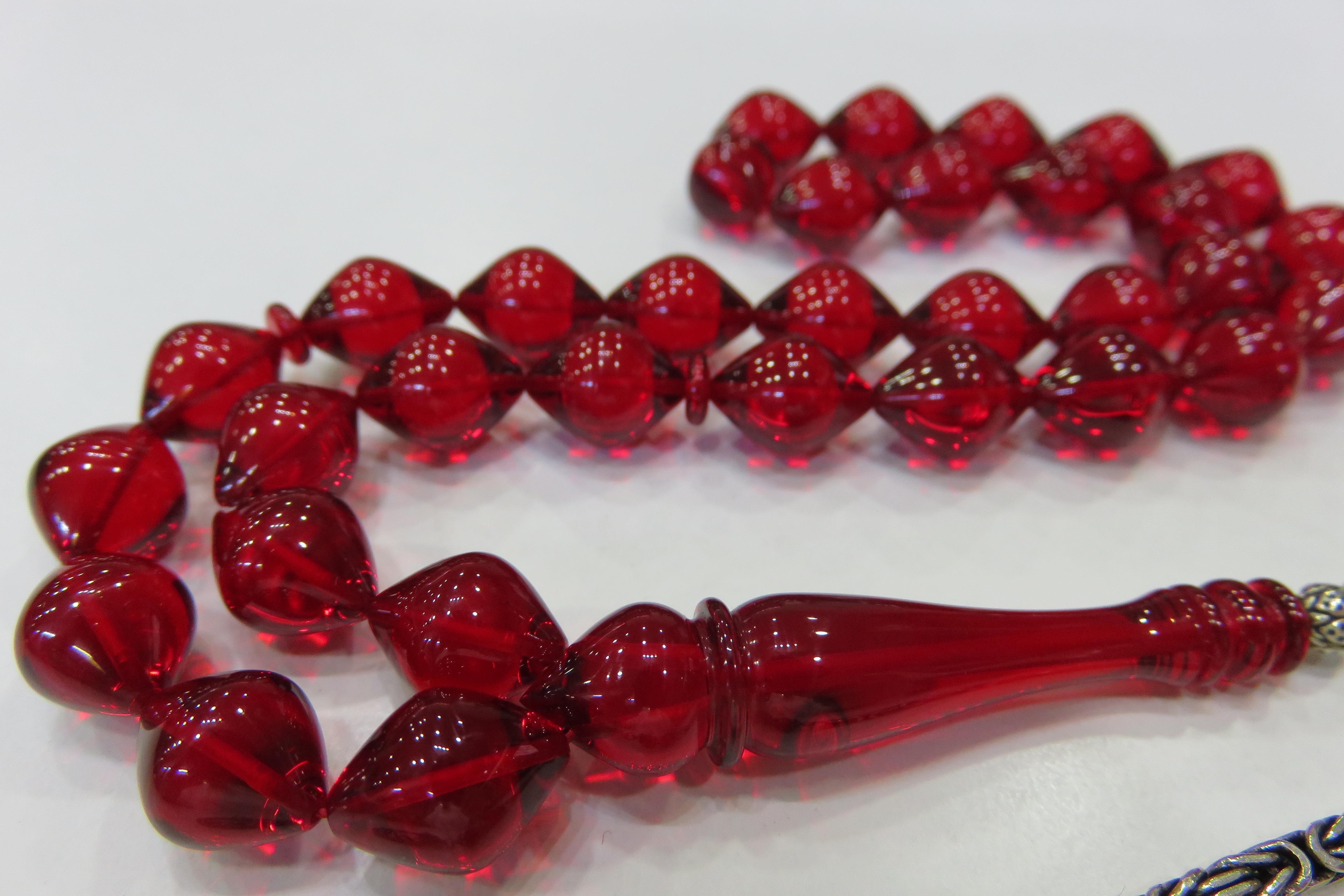 Ateş Kehribar Tesbih