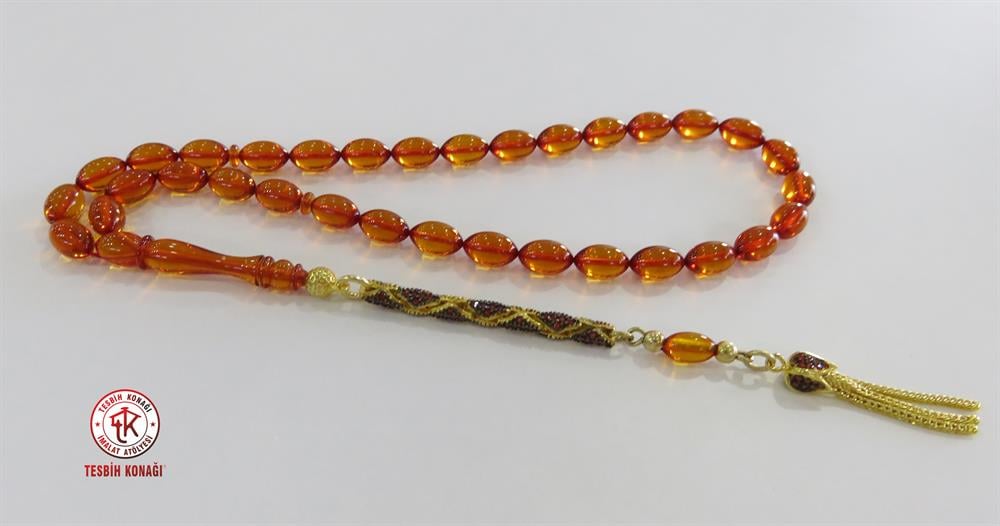 Ateş Kehribar Tesbih