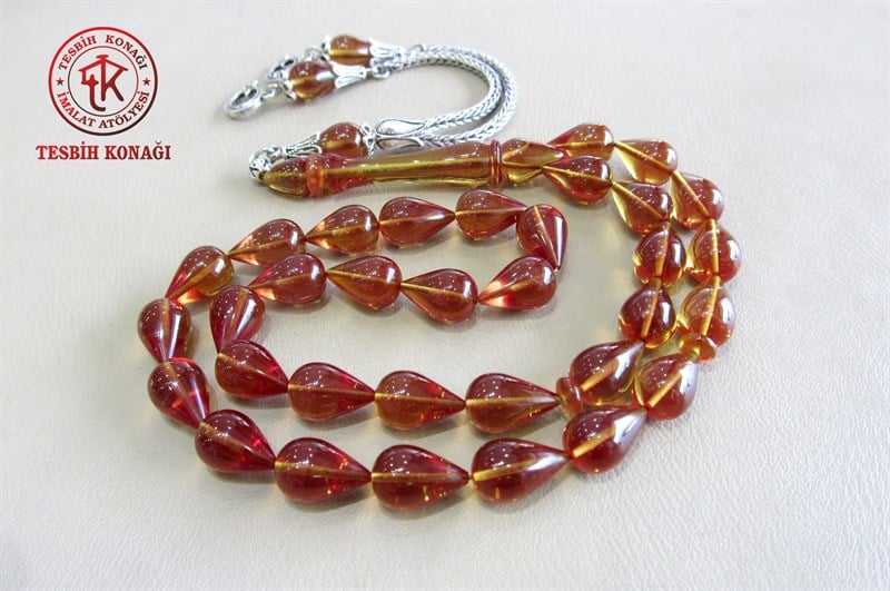 Ateş Kehribar Tesbih