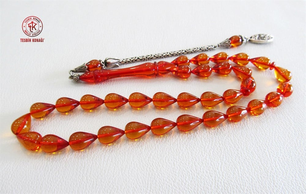 Ateş Kehribar Tesbih