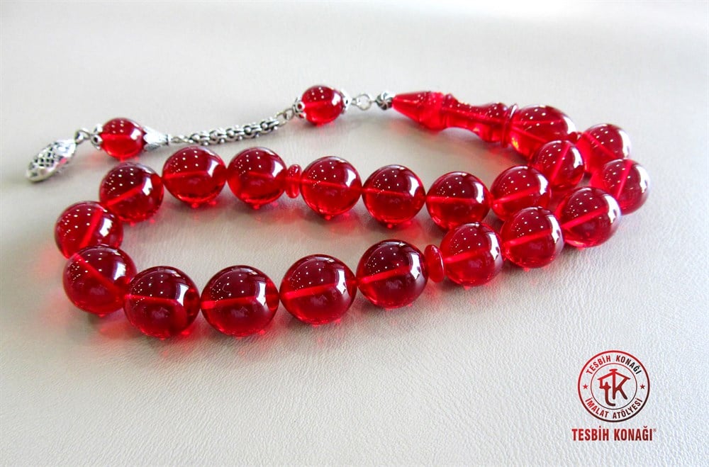 Ateş Kehribar Tesbih