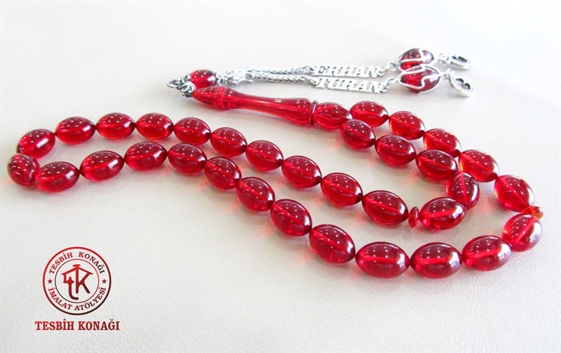 Ateş Kehribar Tesbih