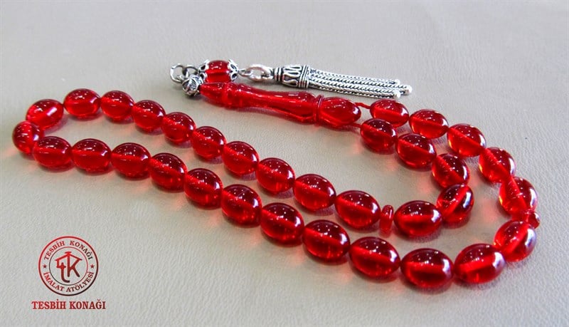 Ateş Kehribar Tesbih