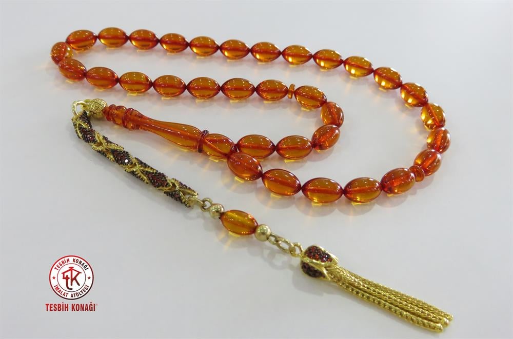 Ateş Kehribar Tesbih