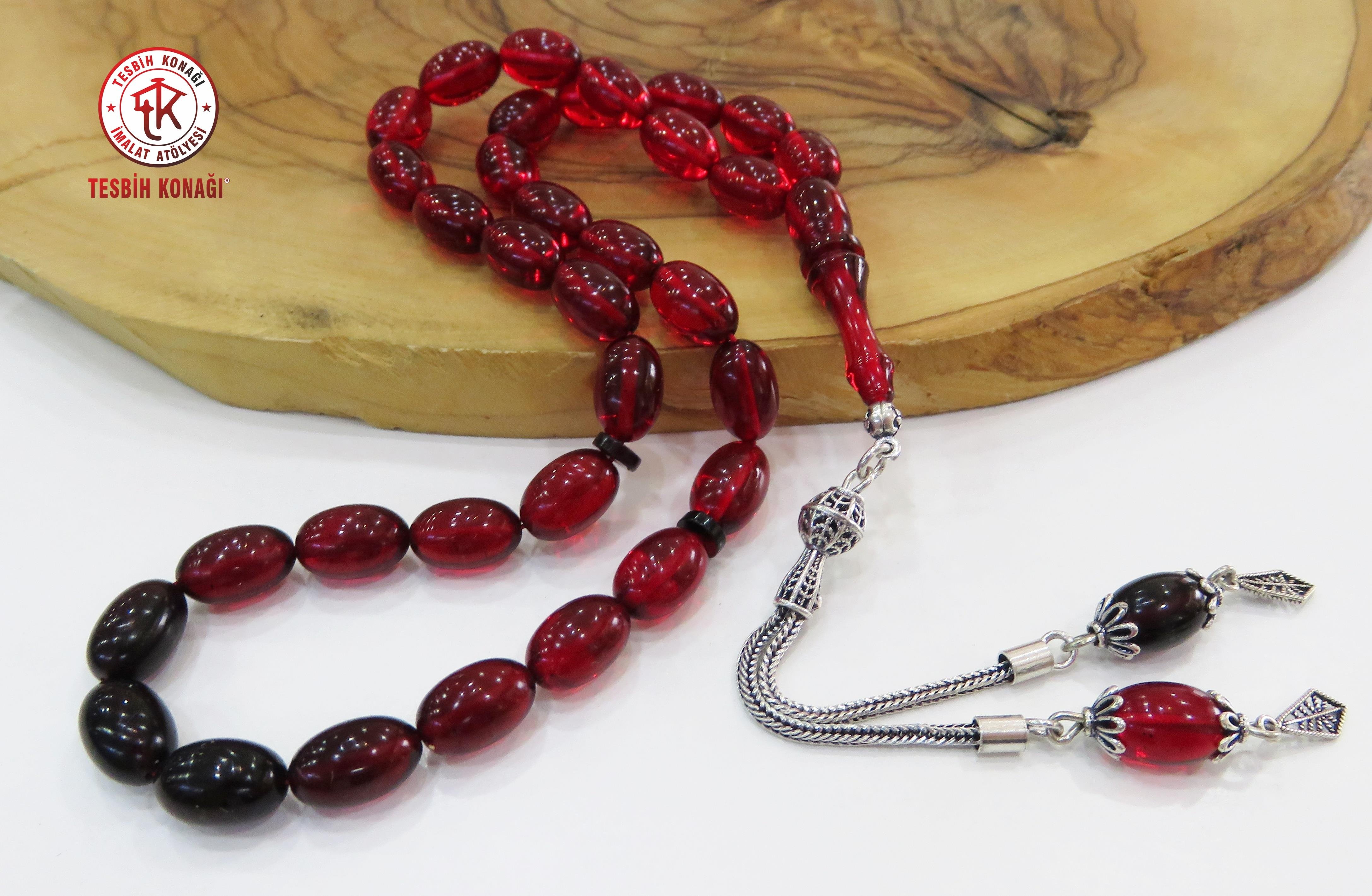 Ateş Kehribar Tesbih