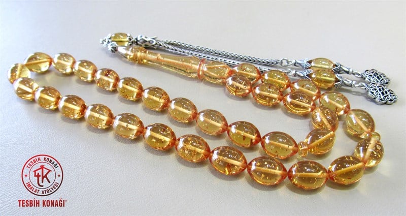 Ateş Kehribar Tesbih