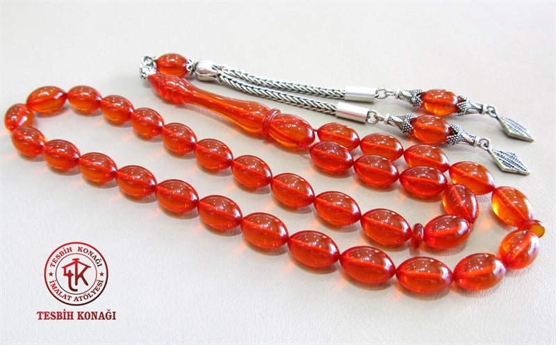 Ateş Kehribar Tesbih