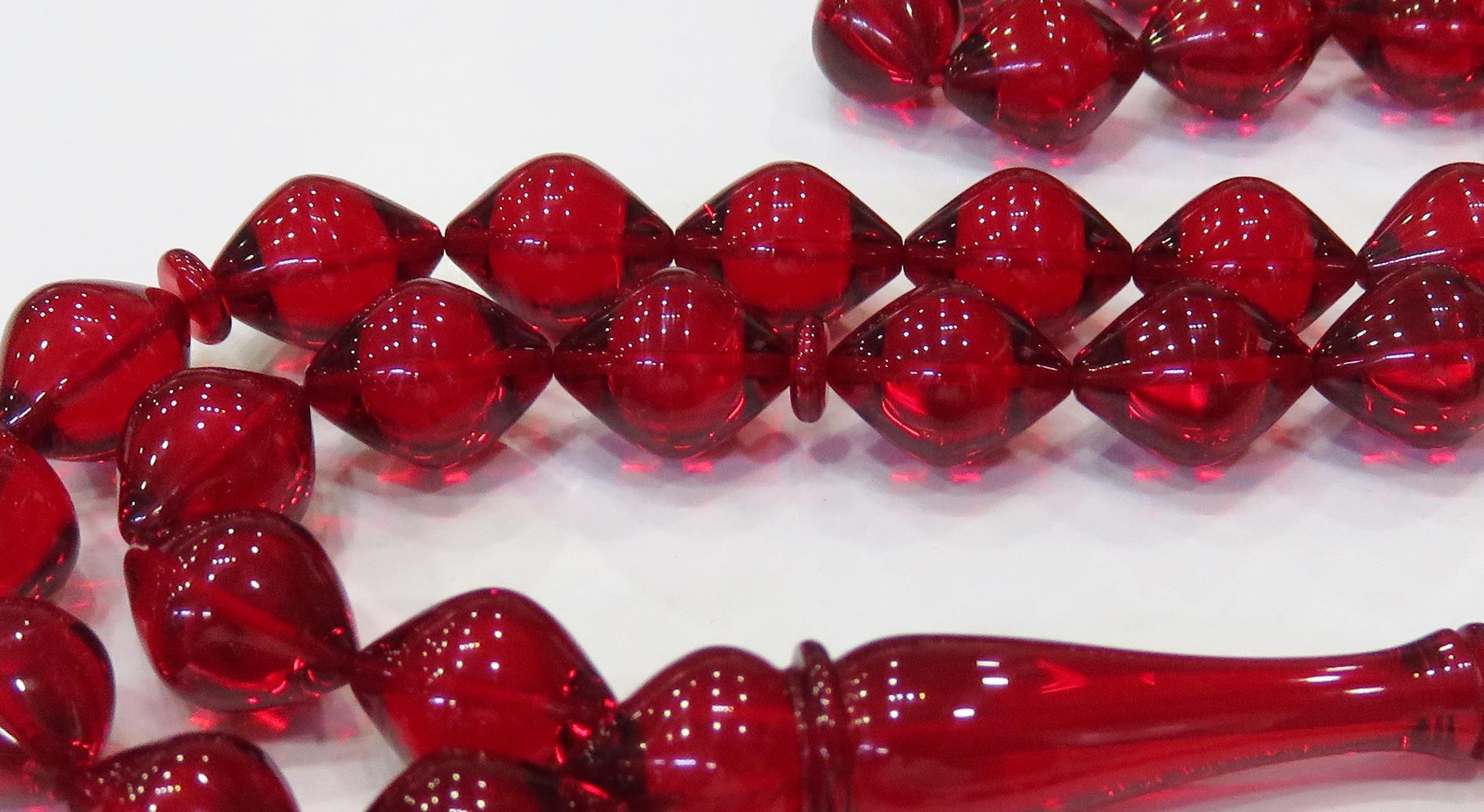 Ateş Kehribar Tesbih