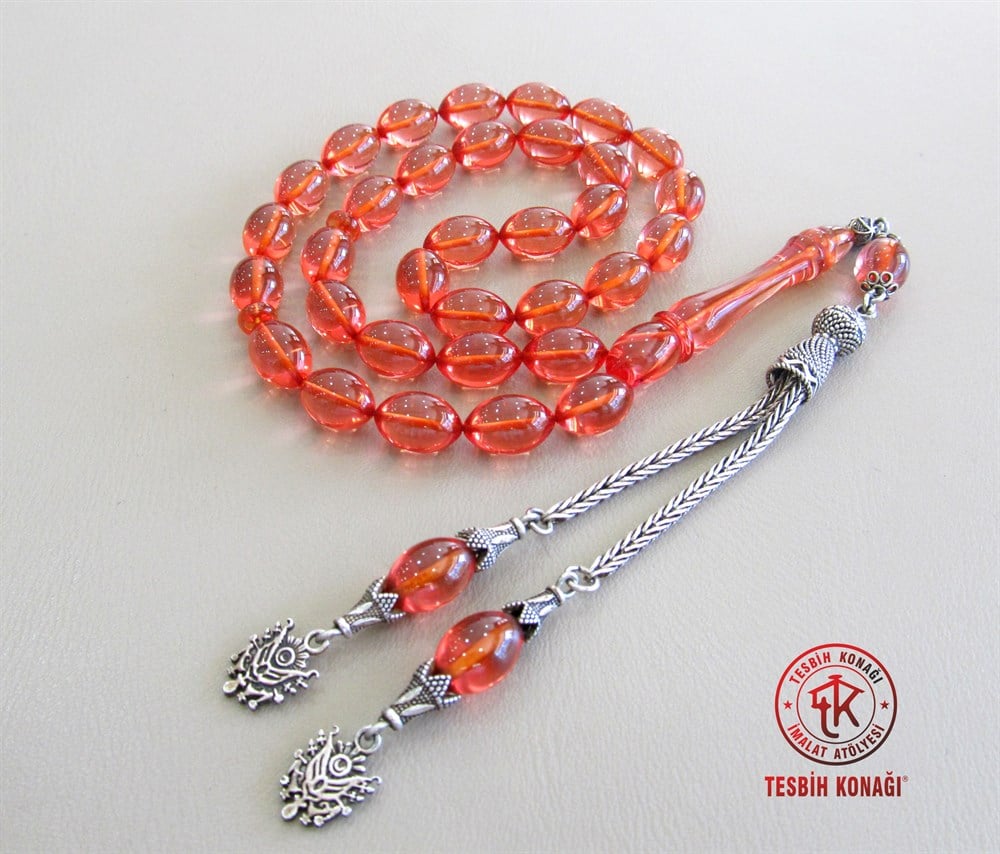 Ateş Kehribar Tesbih