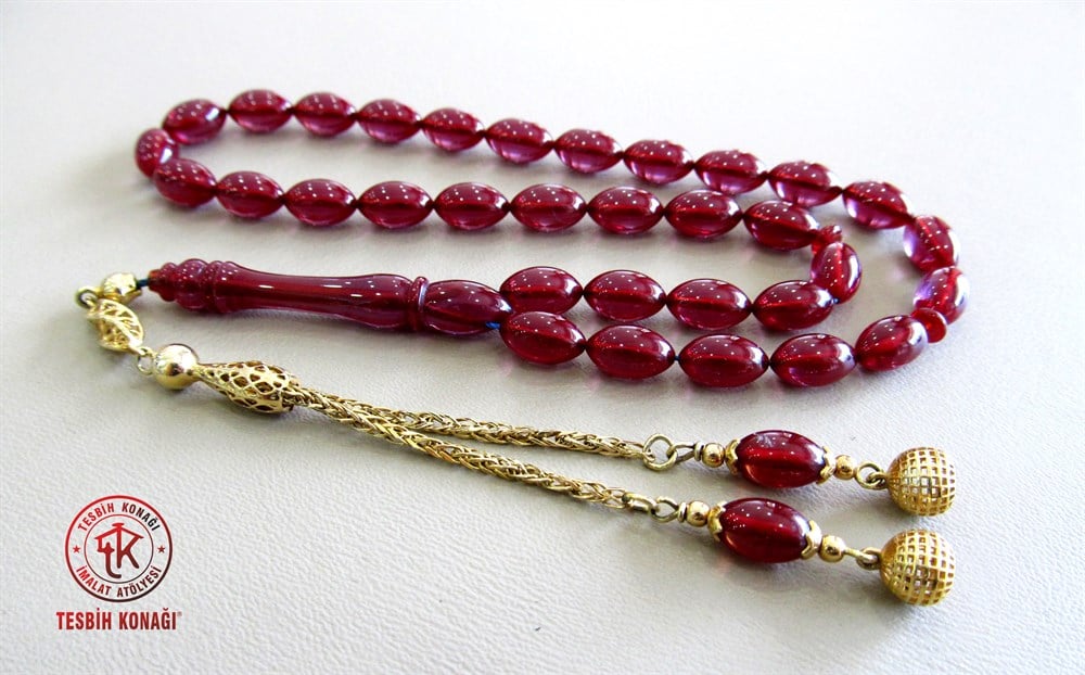 Ateş Kehribar Tesbih