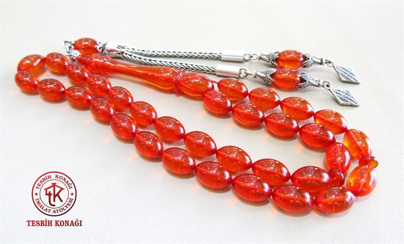 Ateş Kehribar Tesbih