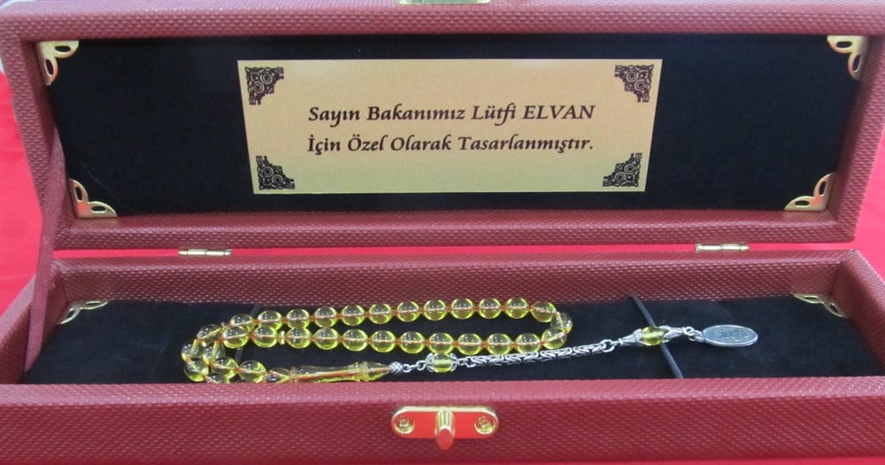 Ateş Kehribar Tesbih