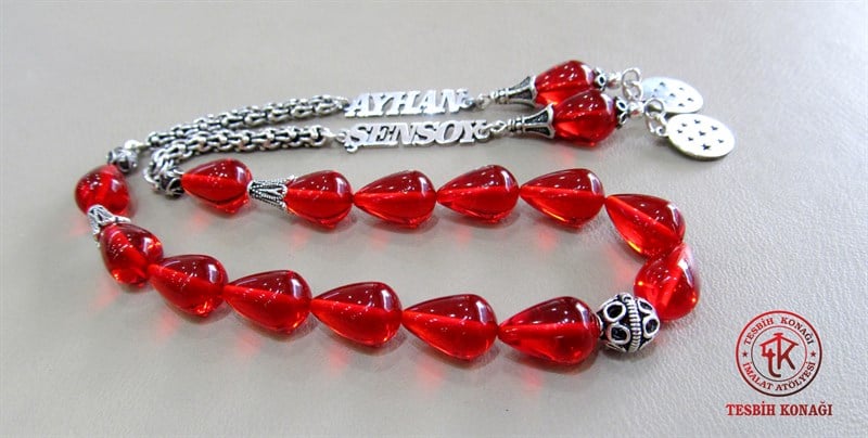 Ateş Kehribar Tesbih