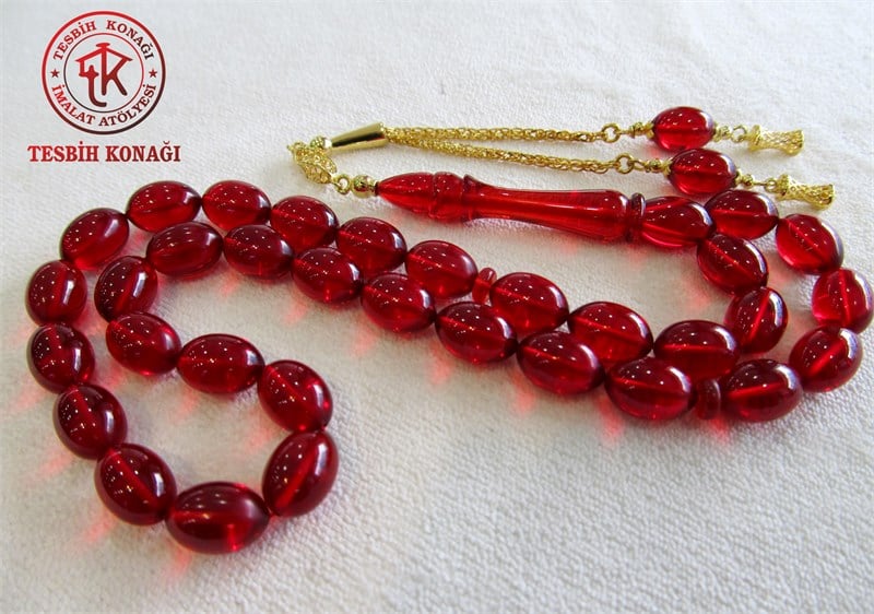 Ateş Kehribar Tesbih