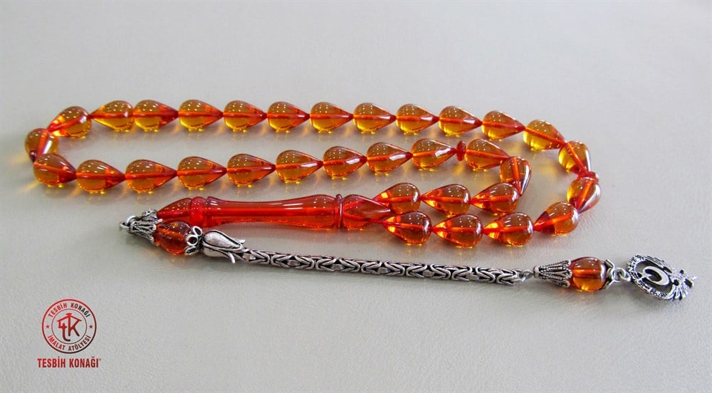 Ateş Kehribar Tesbih