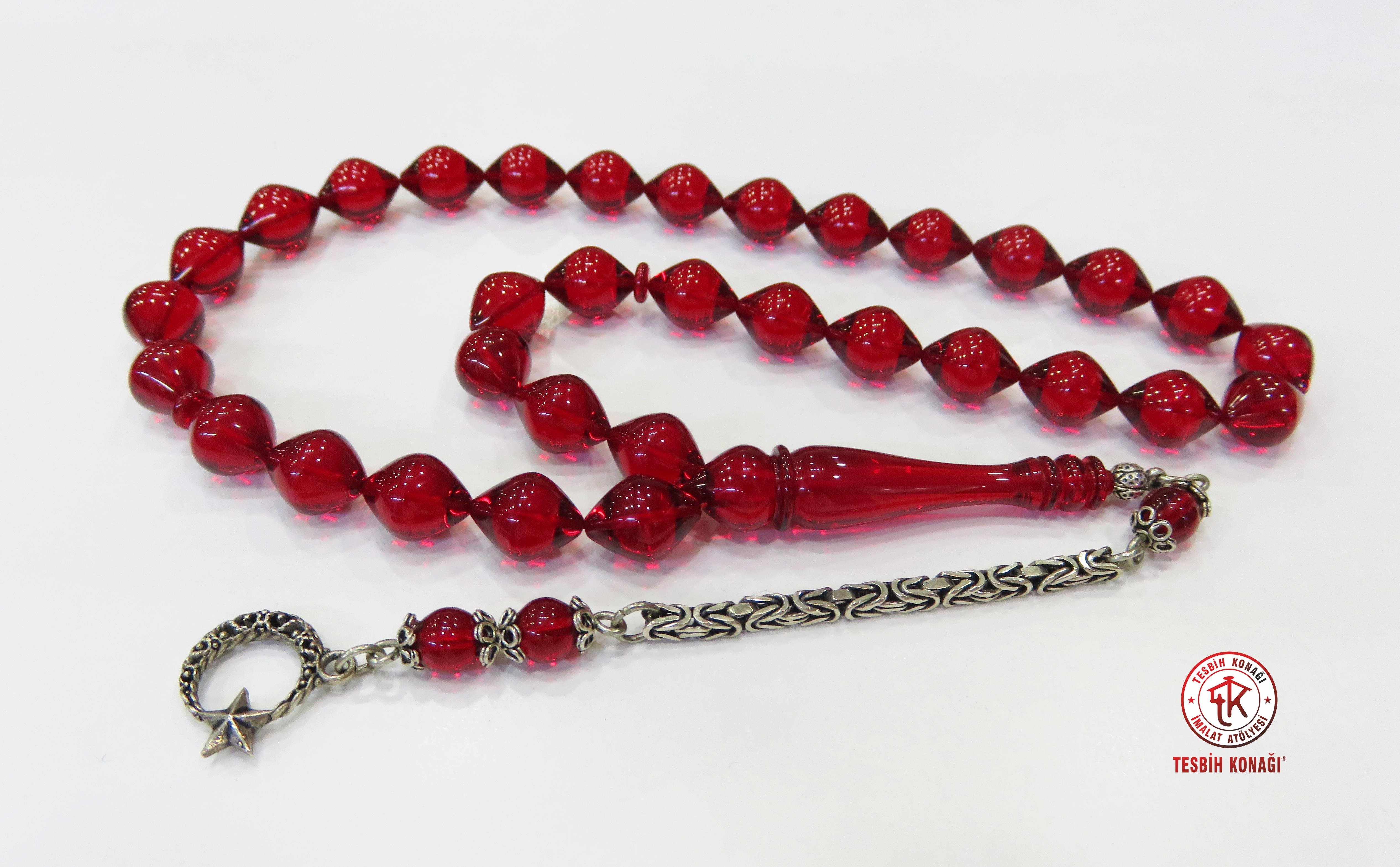 Ateş Kehribar Tesbih