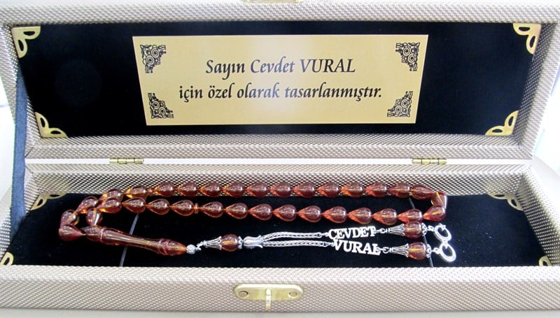 Ateş Kehribar Tesbih