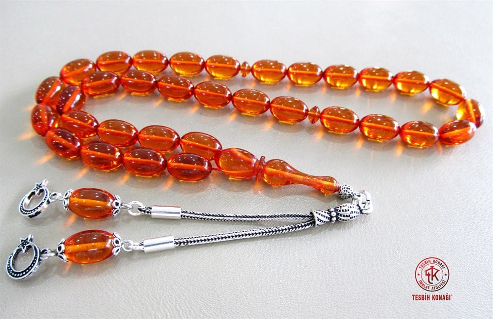 Ateş Kehribar Tesbih