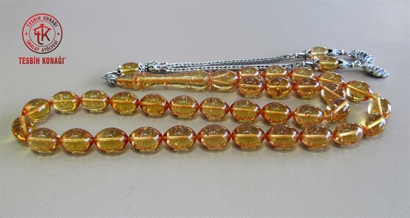 Ateş Kehribar Tesbih